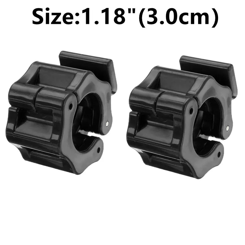 Apex Pro Quick-Release Locking Barbell Collars | Non-Slip Weight Clamp Set