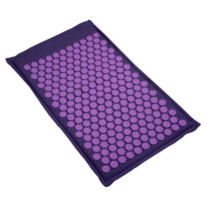 Lotus Spike Acupressure Mat Cushion Nature Linen Coconut Palm Back Neck Foot Massage Indoor Home Fitness Pillow Gym Mat Home