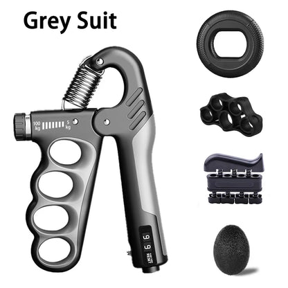 : Heavy-Duty Digital Hand Gripper – 5 to 100KG Forearm & Wrist Trainer