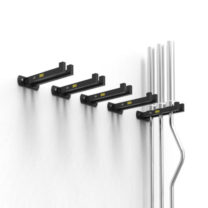 Apex Pro Heavy-Duty Wall-Mounted Vertical Barbell Storage Rack