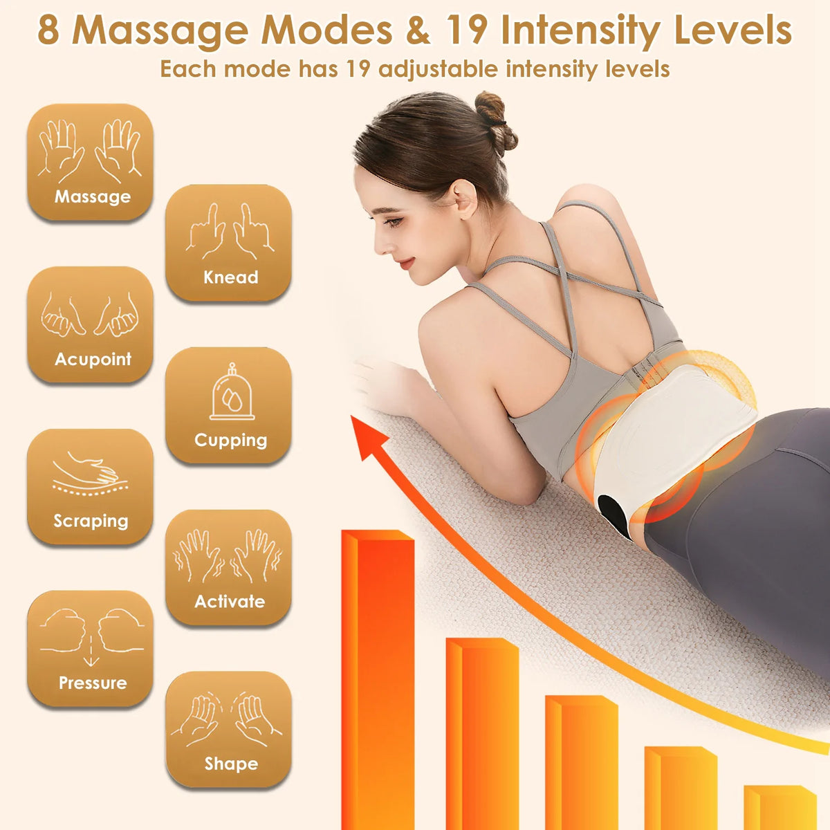 ApexMove™ ThermoCore EMS Lumbar & Abdominal Massager — Cordless Thermal Recovery Belt