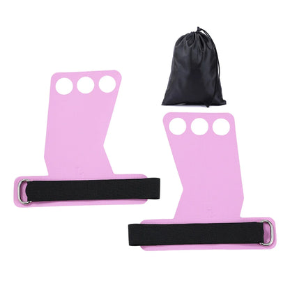 ApexMove Carbon Fiber Gymnastics Grips | Non-Slip 3-Hole Palm Protectors for Pull-Ups