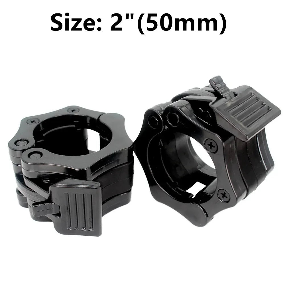 Apex Pro Quick-Release Locking Barbell Collars | Non-Slip Weight Clamp Set
