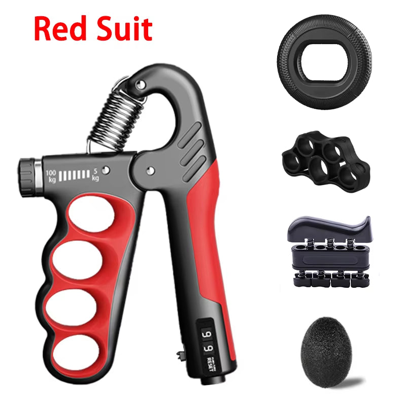 : Heavy-Duty Digital Hand Gripper – 5 to 100KG Forearm & Wrist Trainer