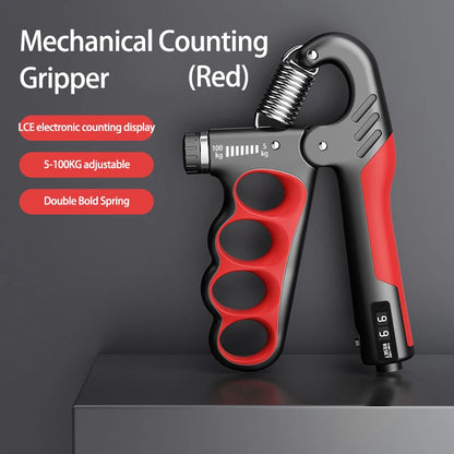 : Heavy-Duty Digital Hand Gripper – 5 to 100KG Forearm & Wrist Trainer
