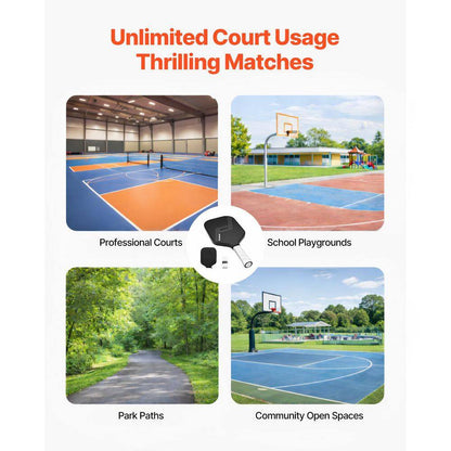 ApexMove Pro Aero T700 Raw Carbon Fiber Pickleball Paddle – Thermoformed Unibody with Aerodynamic Throat & 16mm Honeycomb Core
