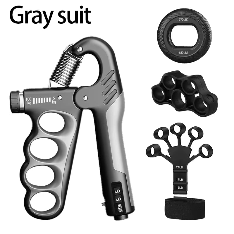 : Heavy-Duty Digital Hand Gripper – 5 to 100KG Forearm & Wrist Trainer