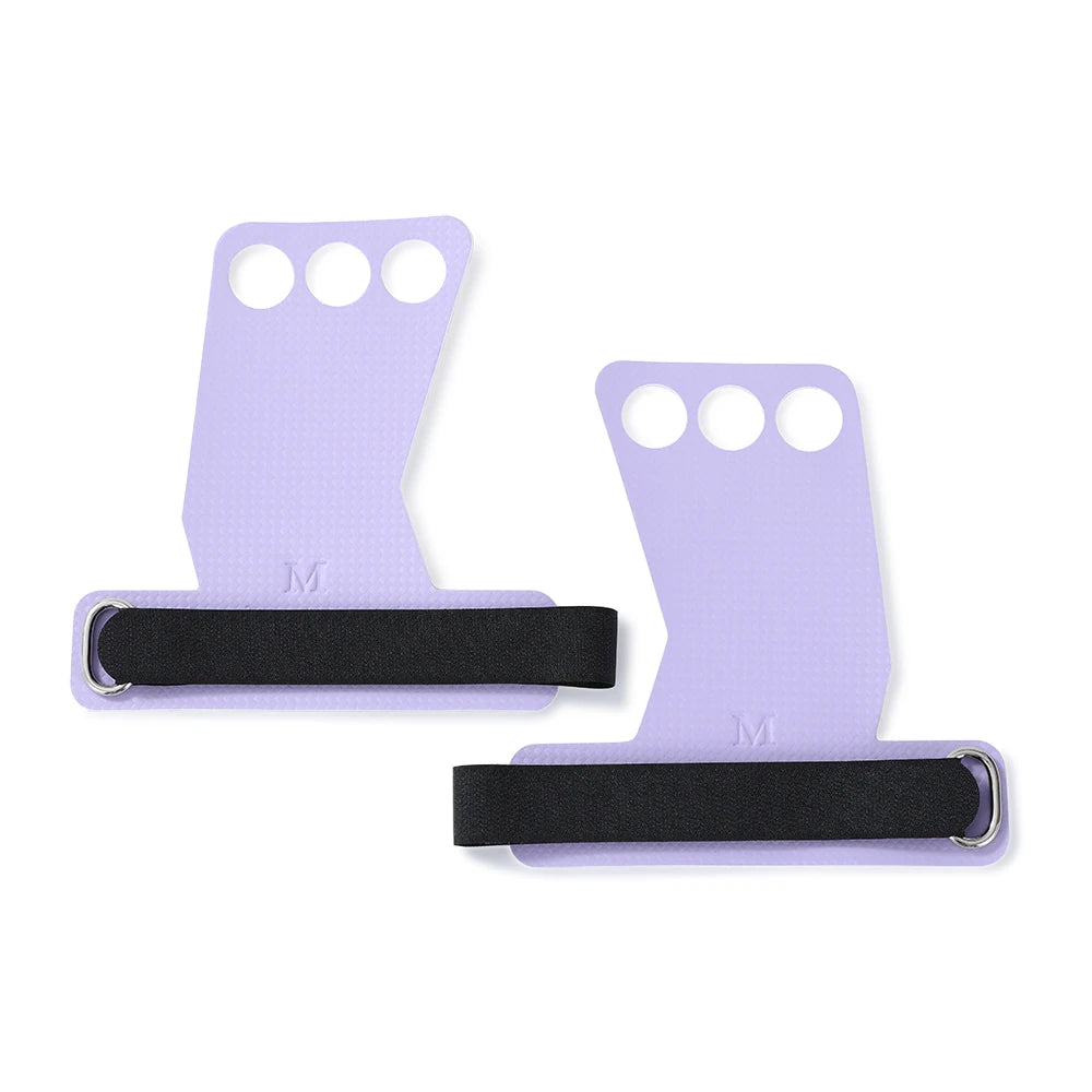 ApexMove Carbon Fiber Gymnastics Grips | Non-Slip 3-Hole Palm Protectors for Pull-Ups