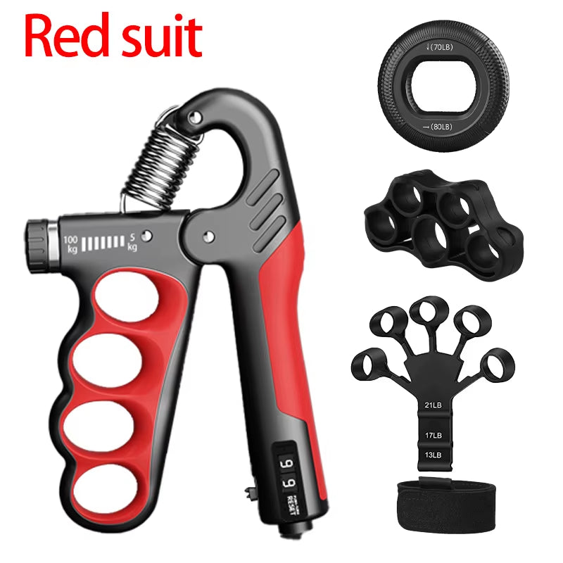 : Heavy-Duty Digital Hand Gripper – 5 to 100KG Forearm & Wrist Trainer