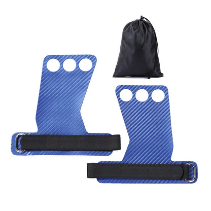 ApexMove Carbon Fiber Gymnastics Grips | Non-Slip 3-Hole Palm Protectors for Pull-Ups