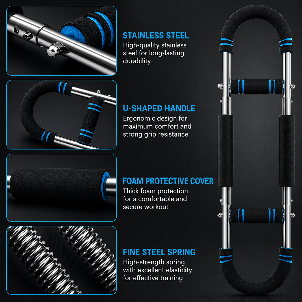 Adjustable Twister Arm Trainer | 66–110LB Chest & Upper Body Strength Trainer