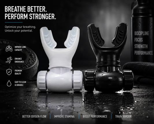 Premium Sports Breathing Trainer – Adjustable Lung Expansion & Stamina Exerciser