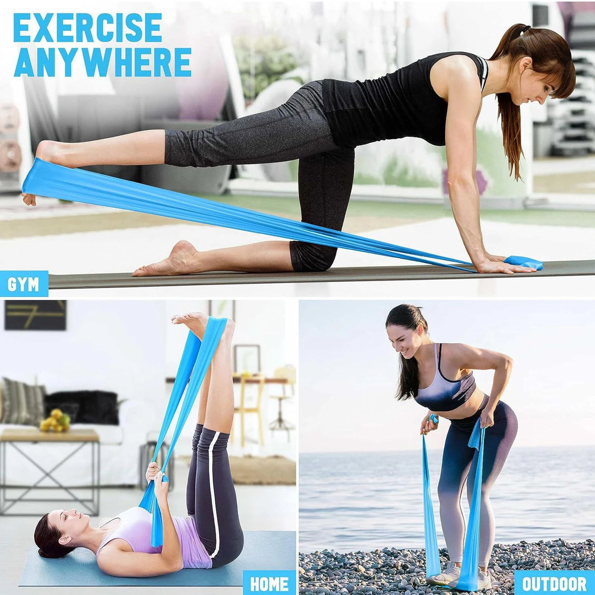 ApexMove™ FlexForm™ Long Pilates & Mobility Resistance Band — Precision Stretch & Physical Therapy Strap