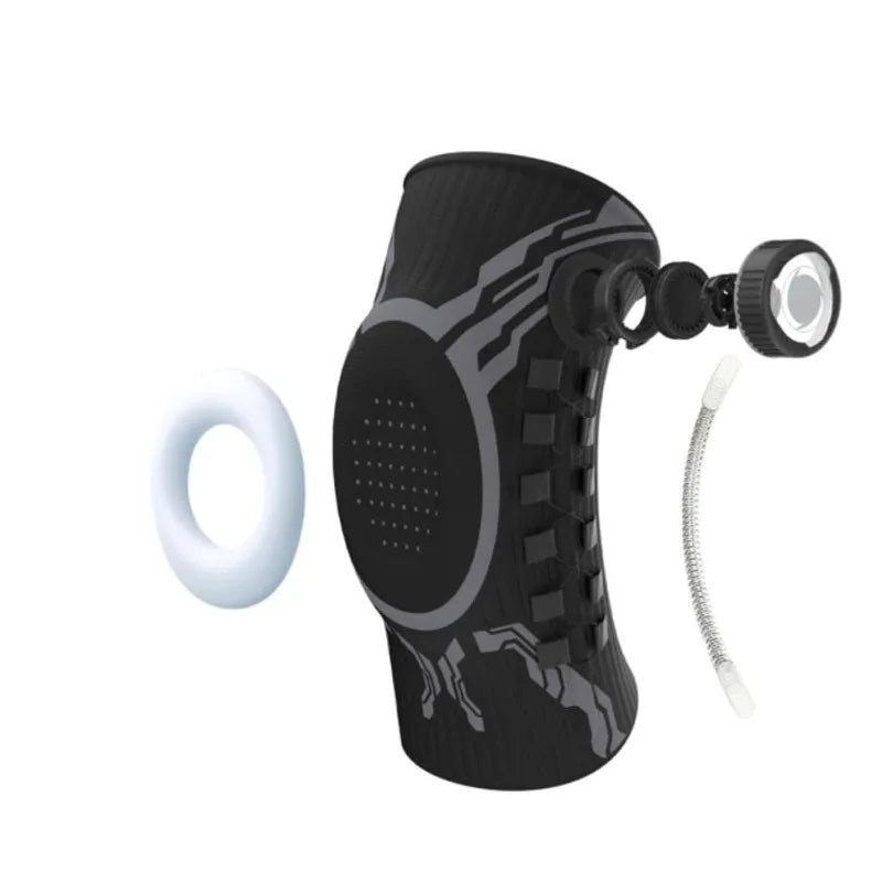 ApexMove™ Pro Smart-Knob Knee Stabilizer – Micro-Adjustable Compression Sleeve with Patella Gel Pad & Lateral Springs