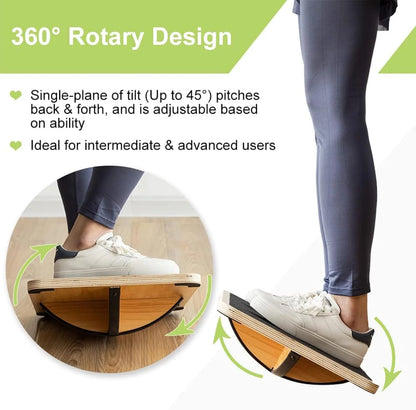 ApexMove Product Setup: Professional Wooden Balance & Rocker Board