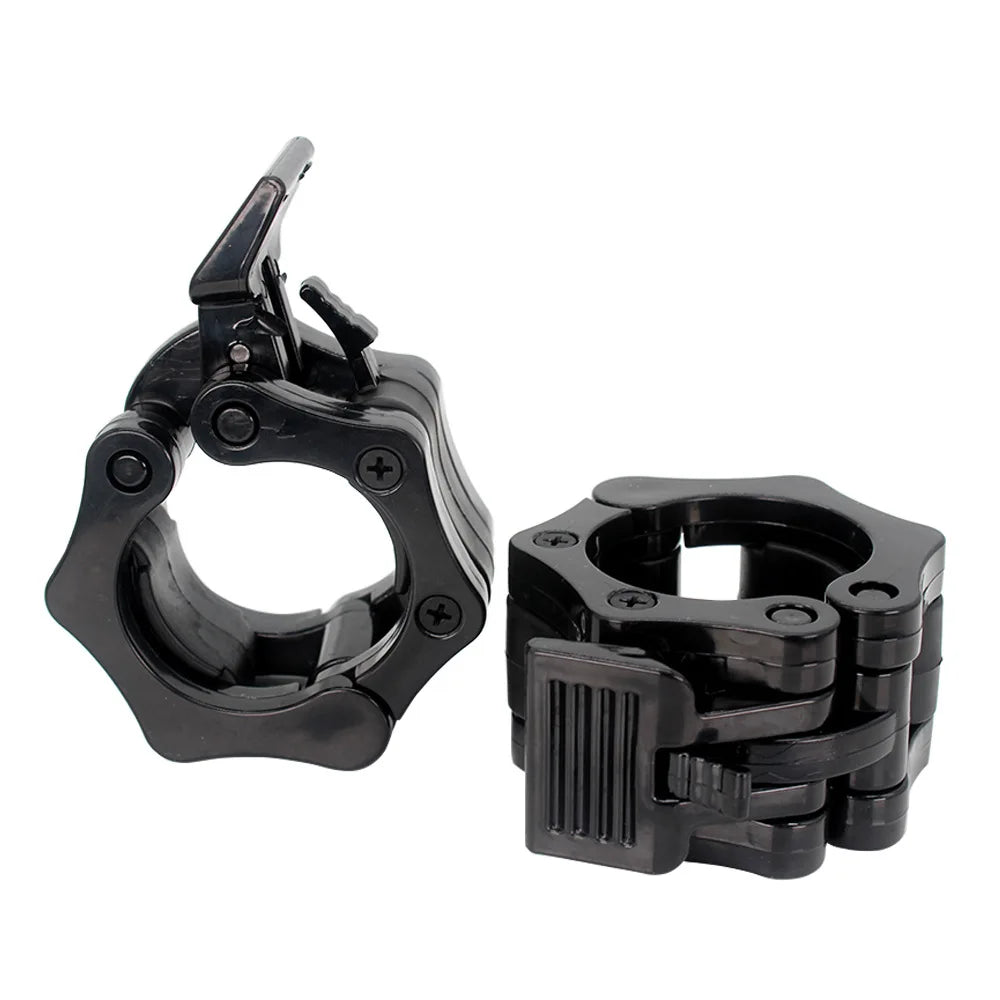 Apex Pro Quick-Release Locking Barbell Collars | Non-Slip Weight Clamp Set