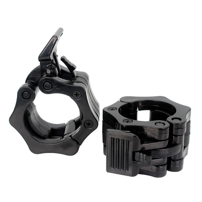 Apex Pro Quick-Release Locking Barbell Collars | Non-Slip Weight Clamp Set
