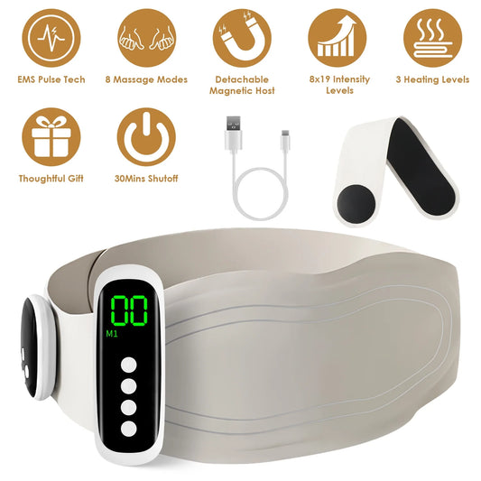 ApexMove™ ThermoCore EMS Lumbar & Abdominal Massager — Cordless Thermal Recovery Belt