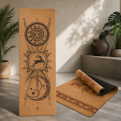 ApexMove Element | Natural Cork & Rubber Performance Yoga Mat