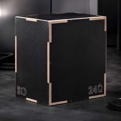 Heavy-Duty 3-in-1 Wooden Plyo Box for Jump Training & Fitness