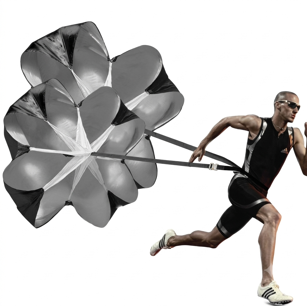 ApexMove Pro Speed Resistance Parachute | 56-Inch Sprint Training Chute