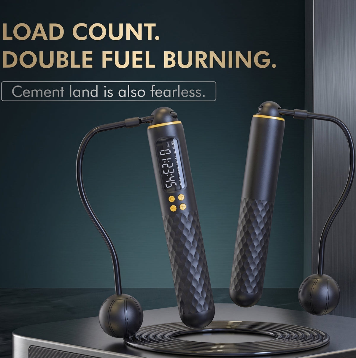 ApexMove SmartJump Pro™ — Cordless Speed Jump Rope with HD Counter