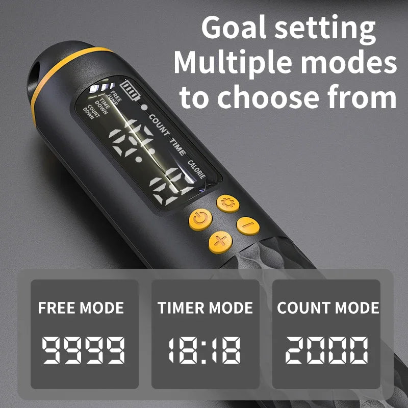 ApexMove SmartJump Pro™ — Cordless Speed Jump Rope with HD Counter