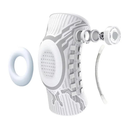 ApexMove™ Pro Smart-Knob Knee Stabilizer – Micro-Adjustable Compression Sleeve with Patella Gel Pad & Lateral Springs