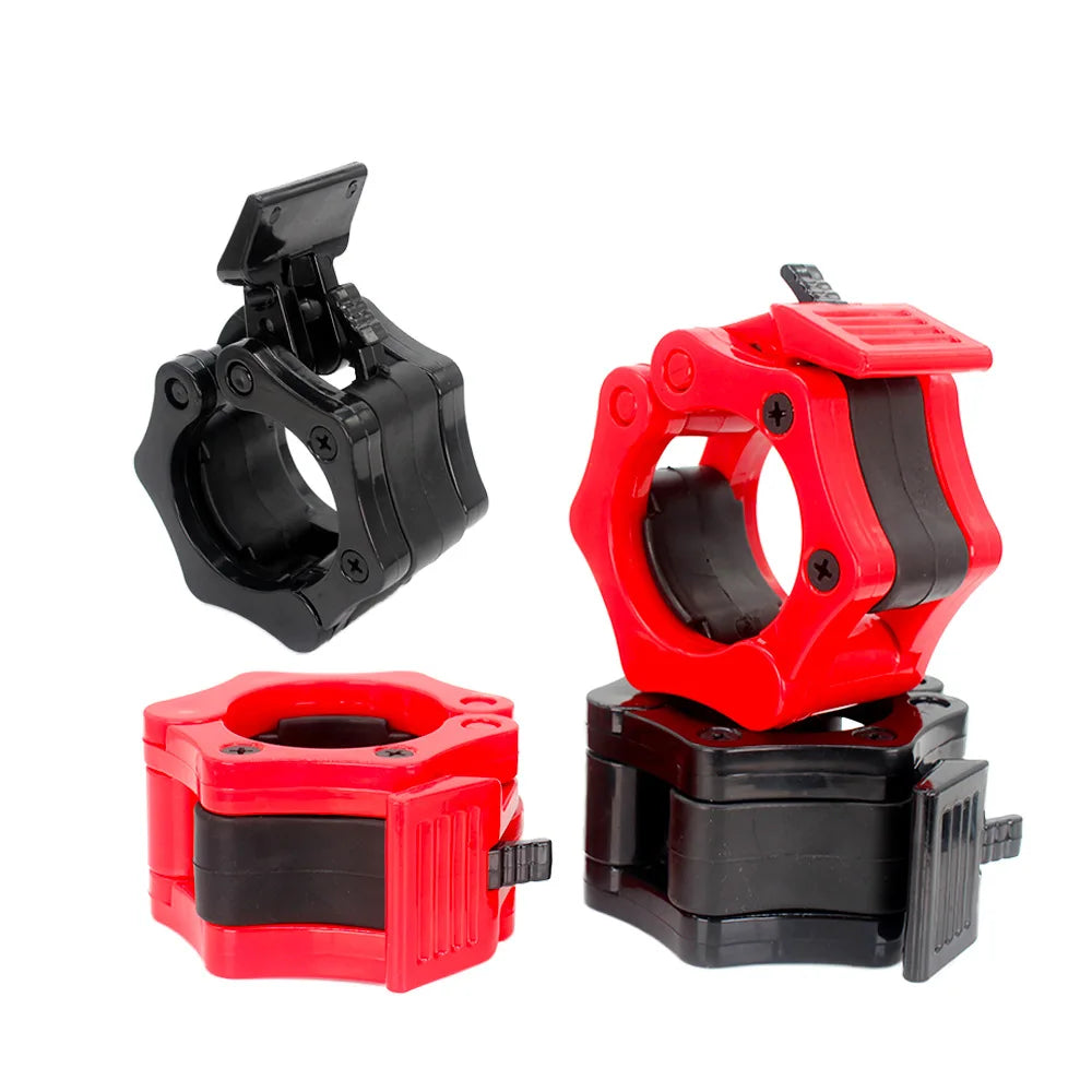 Apex Pro Quick-Release Locking Barbell Collars | Non-Slip Weight Clamp Set