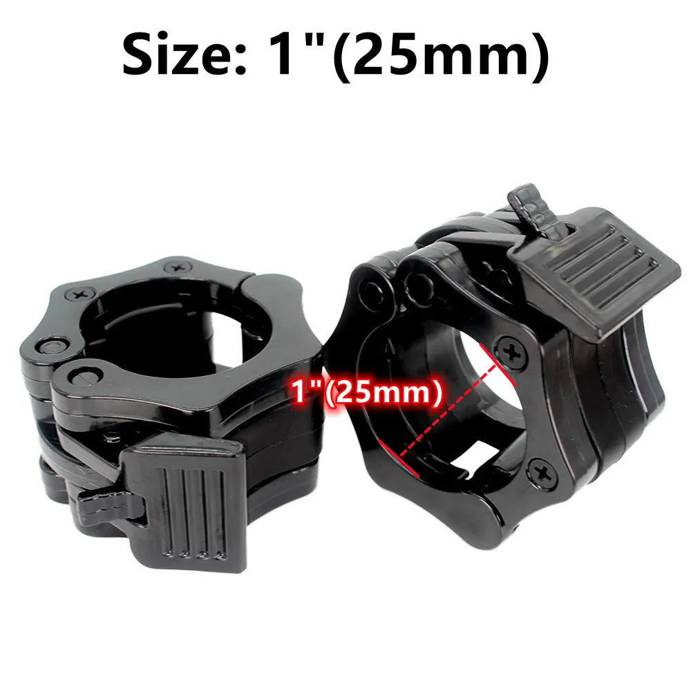 Apex Pro Quick-Release Locking Barbell Collars | Non-Slip Weight Clamp Set