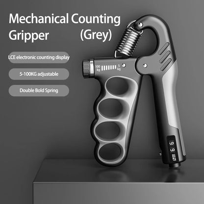 : Heavy-Duty Digital Hand Gripper – 5 to 100KG Forearm & Wrist Trainer