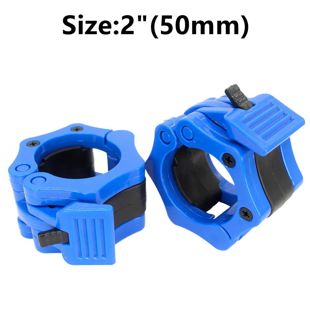 Apex Pro Quick-Release Locking Barbell Collars | Non-Slip Weight Clamp Set