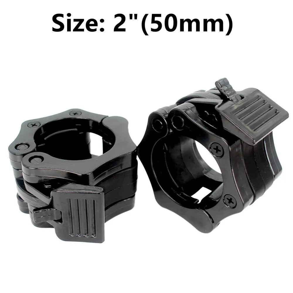 Apex Pro Quick-Release Locking Barbell Collars | Non-Slip Weight Clamp Set