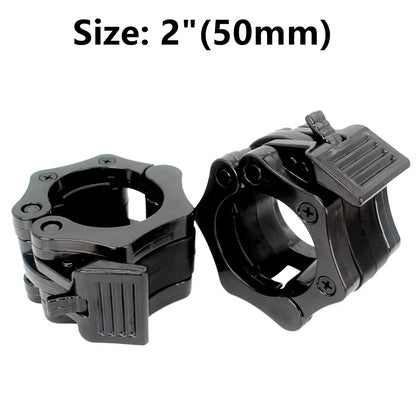 Apex Pro Quick-Release Locking Barbell Collars | Non-Slip Weight Clamp Set