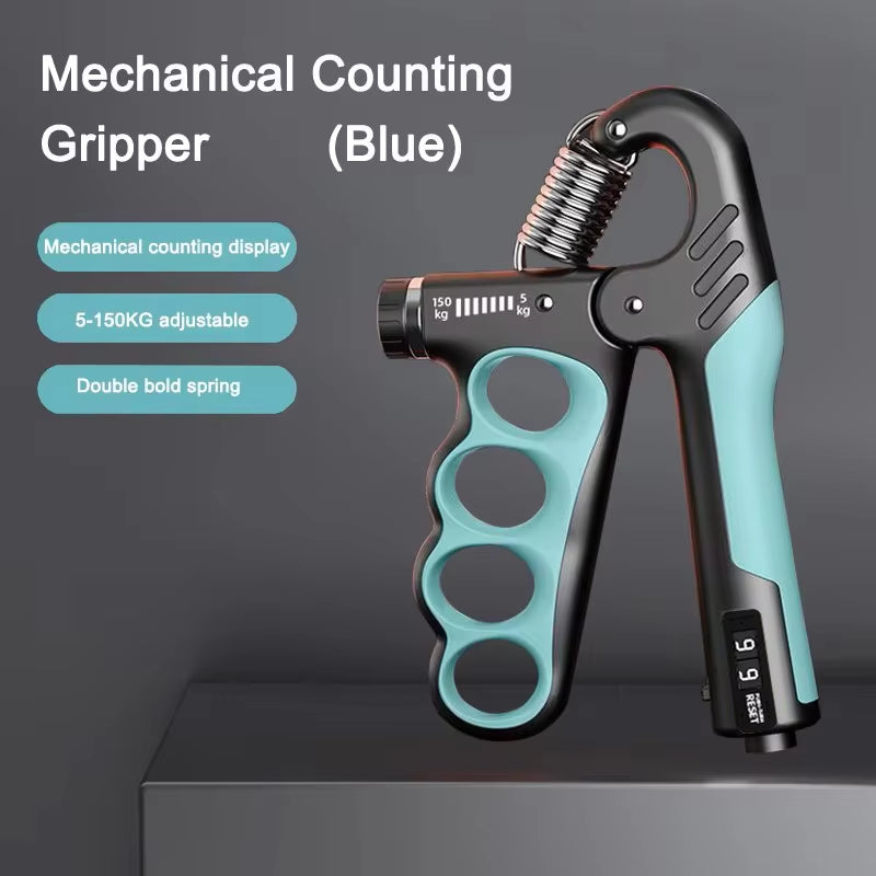 : Heavy-Duty Digital Hand Gripper – 5 to 100KG Forearm & Wrist Trainer
