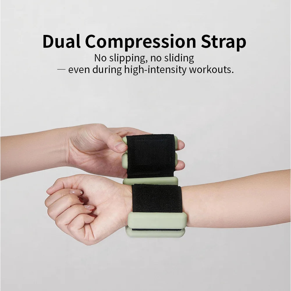 ApexMove Waterproof Silicone Wrist & Ankle Weights | Adjustable Wearable Bangles