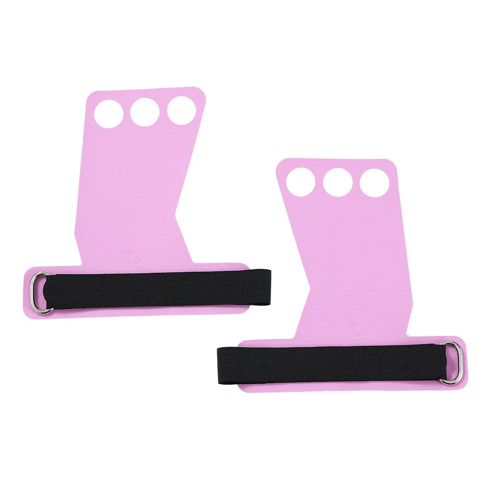 ApexMove Carbon Fiber Gymnastics Grips | Non-Slip 3-Hole Palm Protectors for Pull-Ups