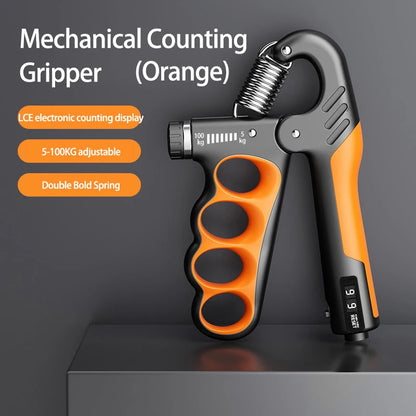 : Heavy-Duty Digital Hand Gripper – 5 to 100KG Forearm & Wrist Trainer