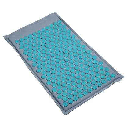 Lotus Spike Acupressure Mat Cushion Nature Linen Coconut Palm Back Neck Foot Massage Indoor Home Fitness Pillow Gym Mat Home