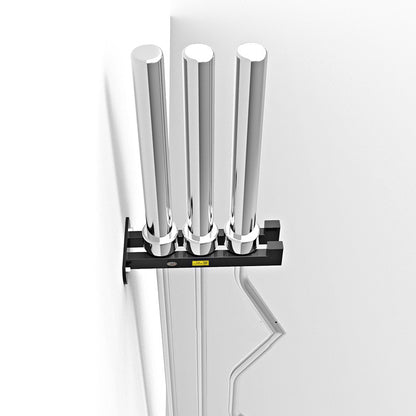 Apex Pro Heavy-Duty Wall-Mounted Vertical Barbell Storage Rack