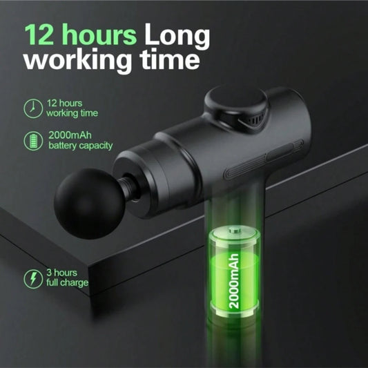 ApexMove™ PulsePro Deep Tissue Percussion Massage Gun — High-Torque Muscle Recovery Device