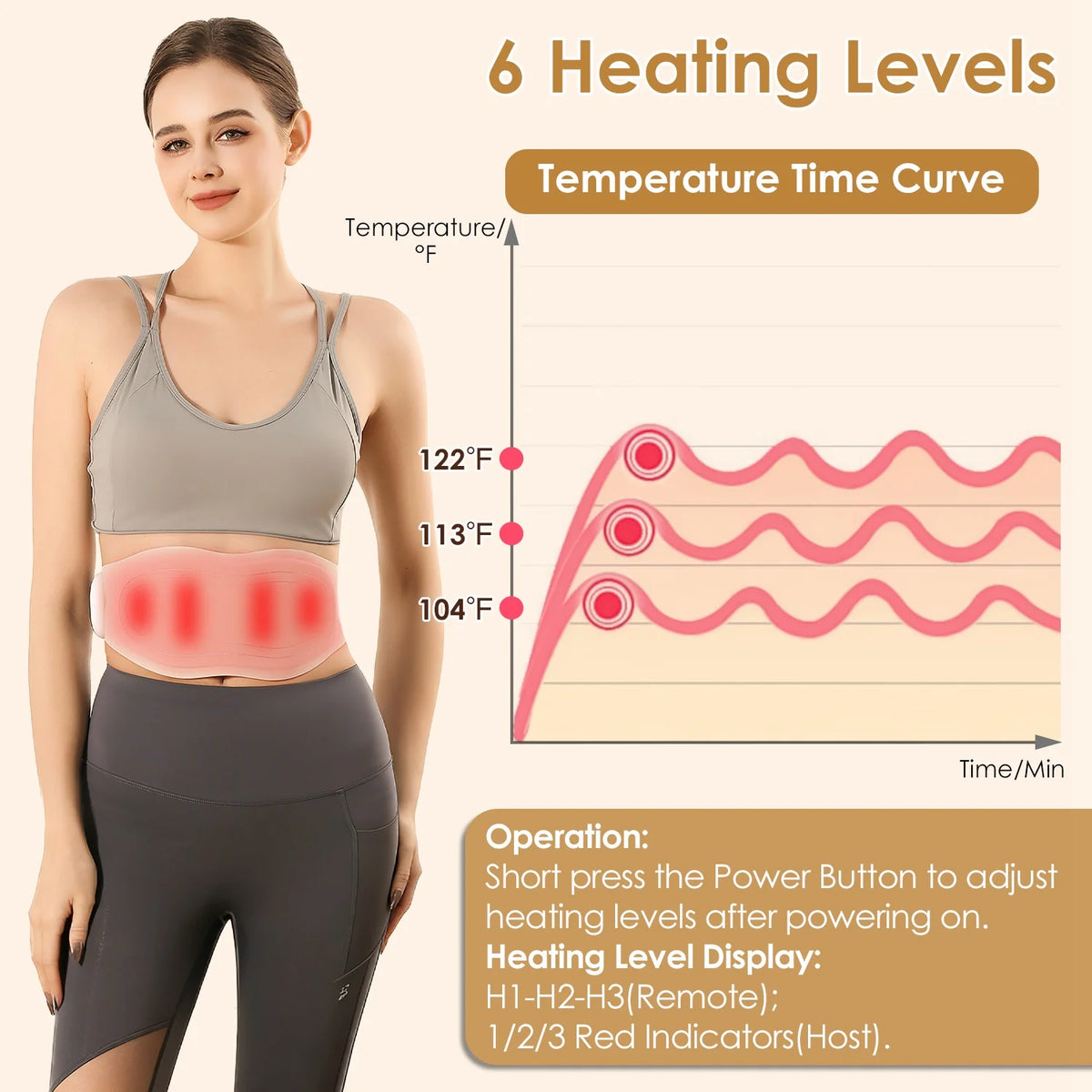 ApexMove™ ThermoCore EMS Lumbar & Abdominal Massager — Cordless Thermal Recovery Belt